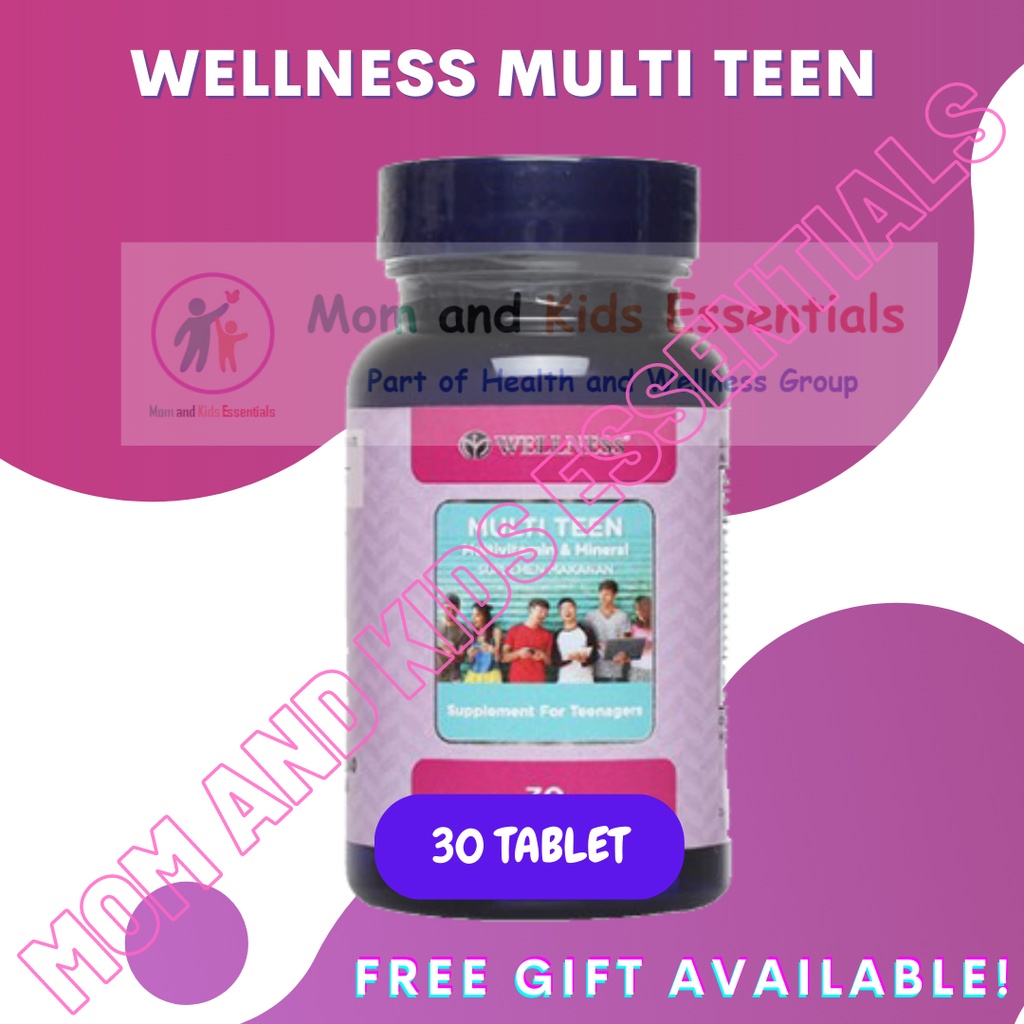 WELLNESS MULTI TEEN 30 TABLET SUPLEMEN VITAMIN REMAJA MULTIVITAMIN