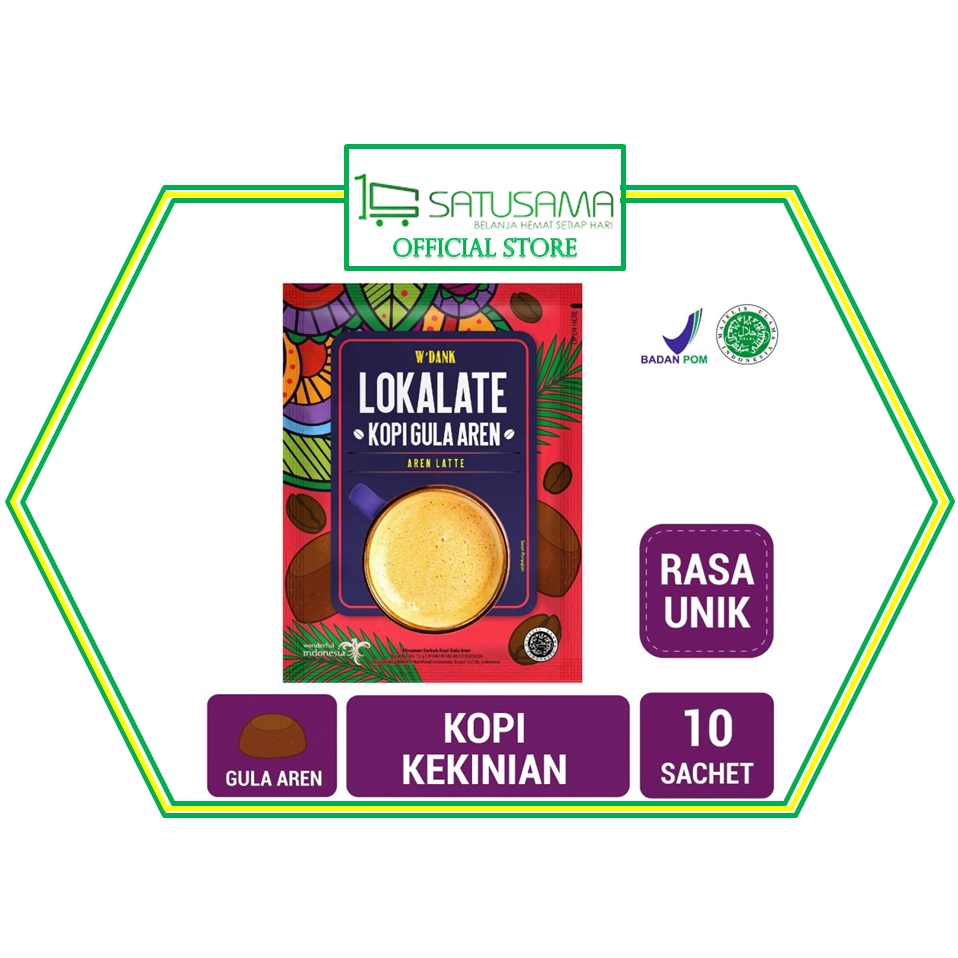 

LOKALATE KOPI GULA AREN 10 SACHET