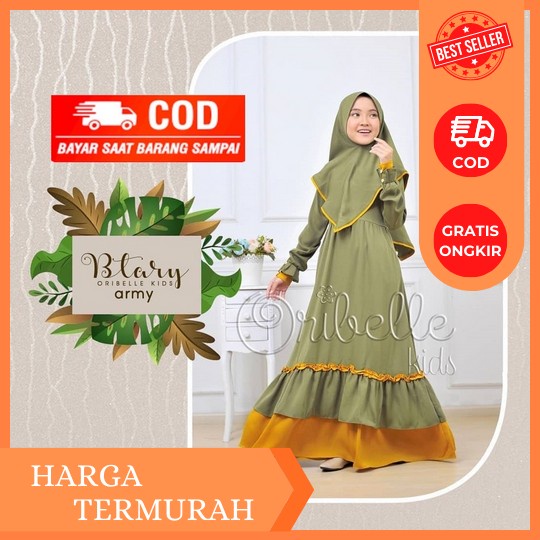 Gamis Anak Cewek Tanggung Umur 9 12 Thn Terbaru 2023 3 4 Tahun 8 7 1 10 5 Pakaian Games Model Simpel