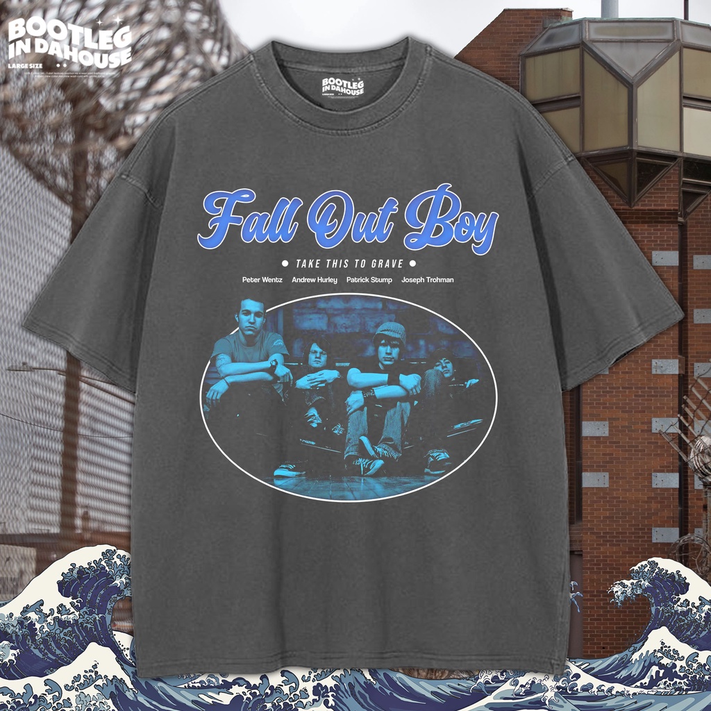 FALL OUT BOY Oversize T-shirt / Kaos Oversize FALL OUT BOY