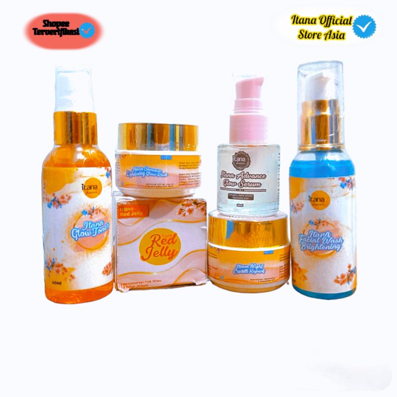Itana Skincare Paket Flek Lengkap|Itana Paket Lengkap| Itana Paket FleK bpom
