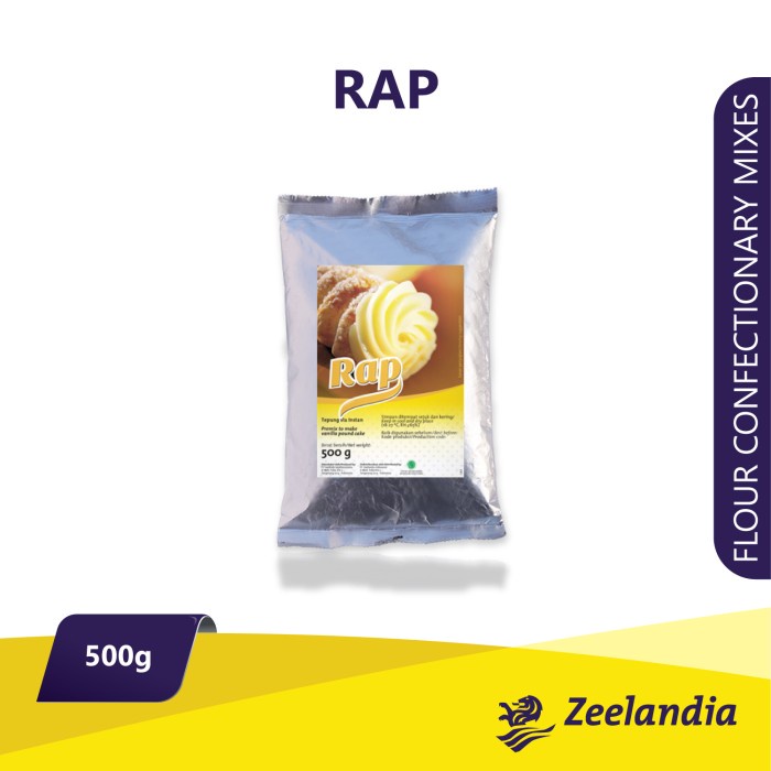 

ZEELANDIA RAP - CUSTARD 500 GR