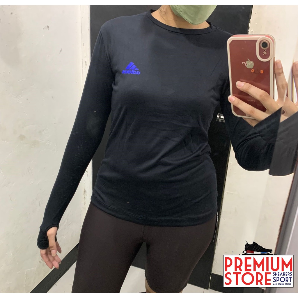 BAJU LENGAN PANJANG WANITA ADIDAS BLACK A44111