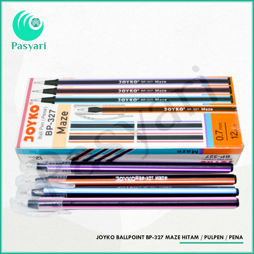 

JOYKO Ballpoint BP-327 MAZE Hitam / Pulpen / pena