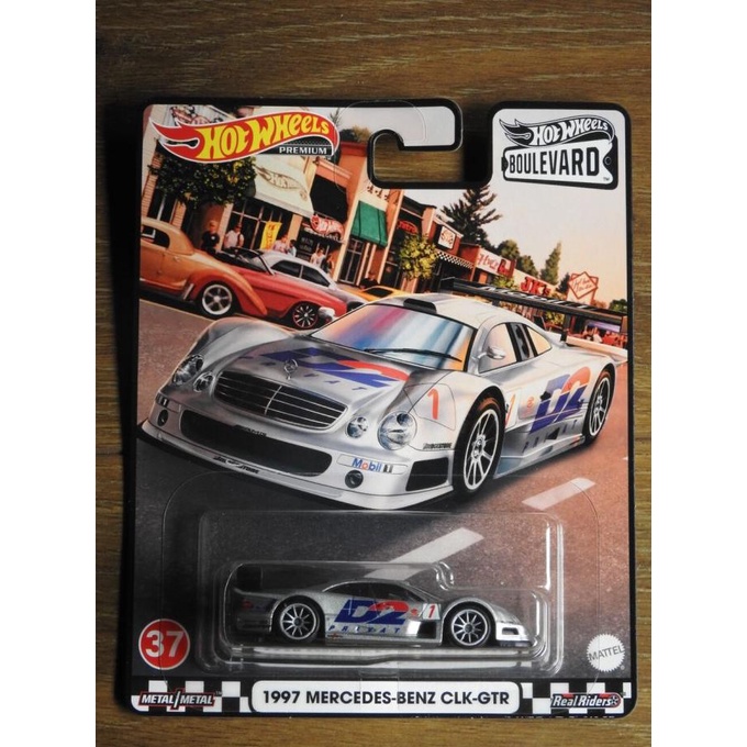 Hot Wheels 1997 MERCEDES BENZ CLK GTR SILVER Boulevard H 2021 ---NEW---