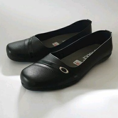 Sepatu pantofel wanita F1 Trep // Sepatu sekolah kerja kantor formal warna hitam sepatu dinas // Sepatu pantofel wanita slip on