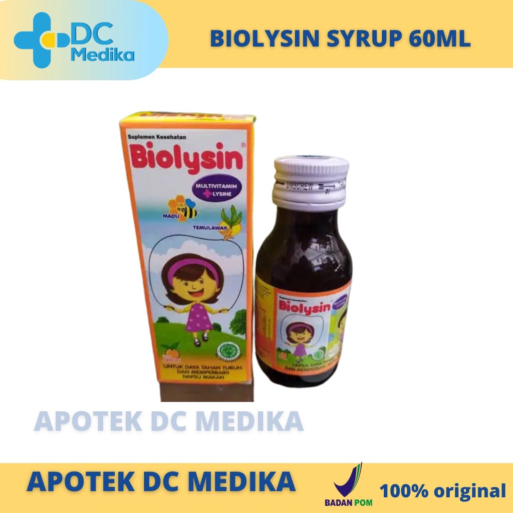 BIOLYSIN SYR 60 ml