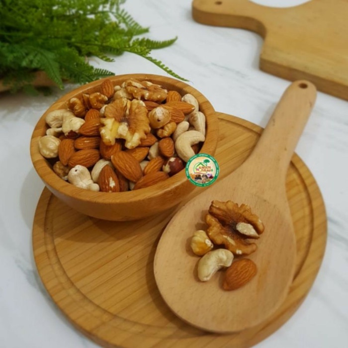 

kacang mix nut panggang campur almond, mede, hazlenut, walnut 250g