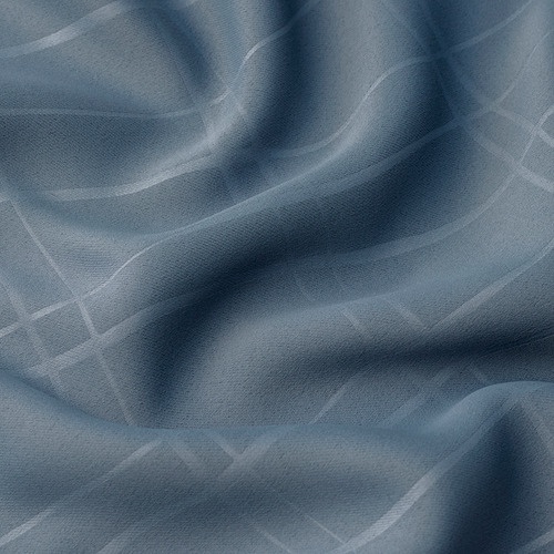 PRAKTTIDLOSA Gorden penggelap ruangan, 1 pasang, hijau / biru muda / abu, 145x250 cm