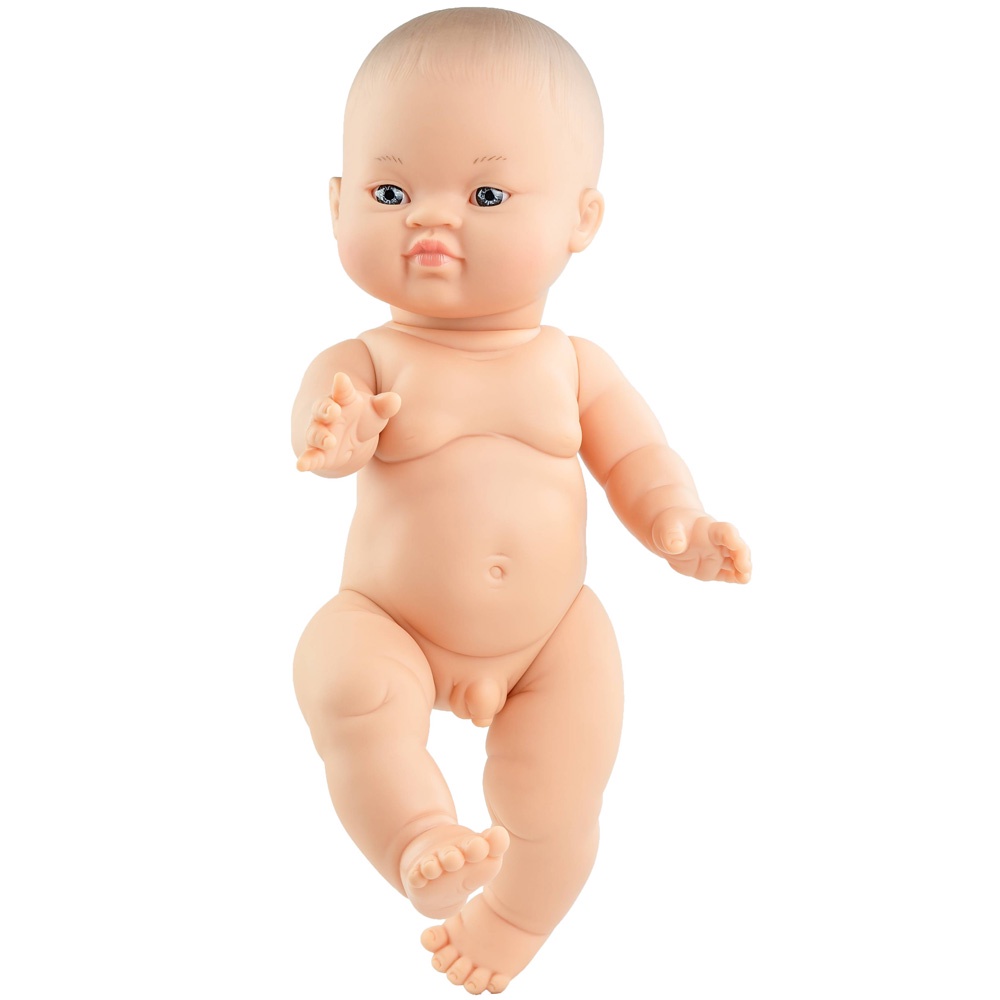 Beyba Paola Reina Los Gordiss Asian boy naked baby doll 34cm original
