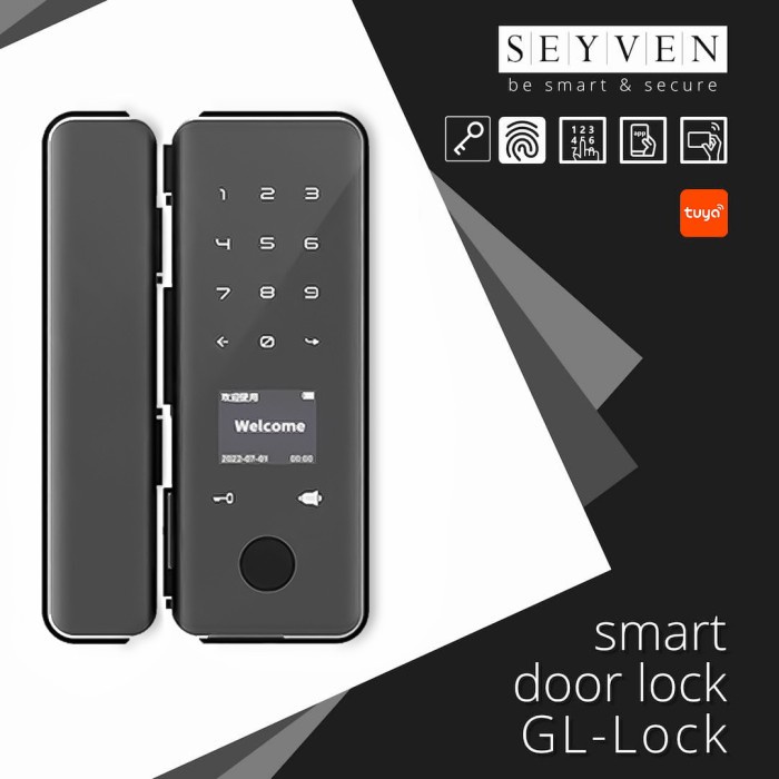 Acd Seyven Smart Door Lock Digital Lock With App Sliding Door Lock