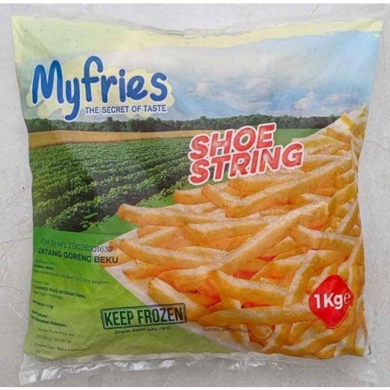 

Kentang Goreng beku My fries shoestring | french fries 1 Kg