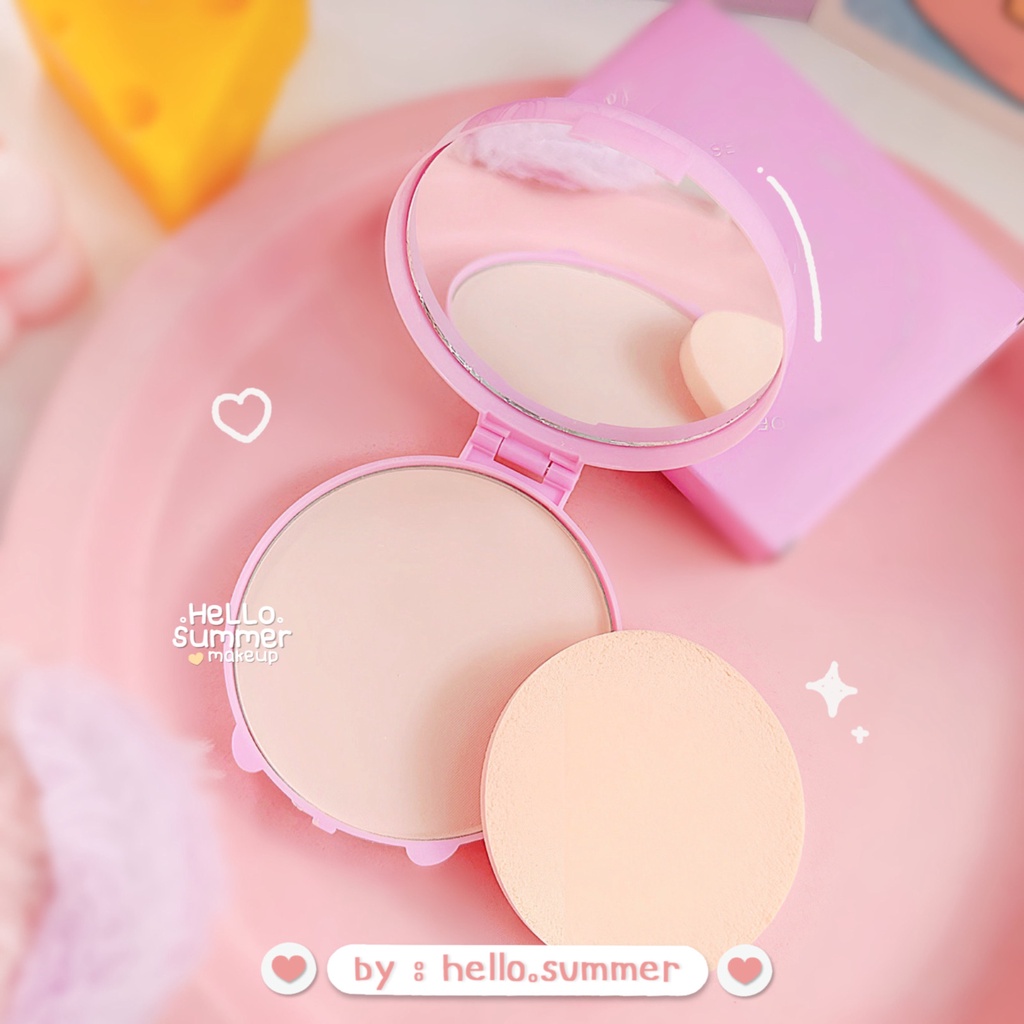 FROZEN Pressed Mineral Powder Make Up Bedak Padat Two Way Cake Matte Finish Oil Control 10gr