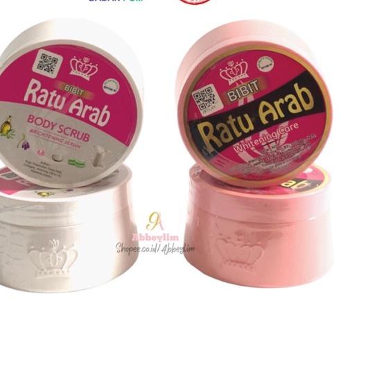 ♢ Bibit Ratu Arab Lotion kemasan baru | Lulur Body Scrub Ratu Arab Original ❊