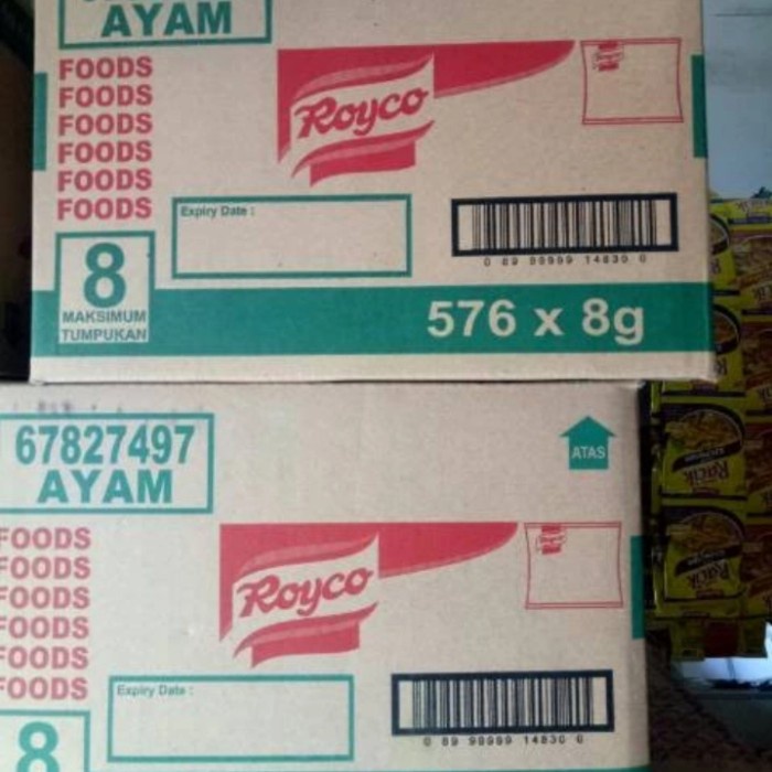 Royco Ayam 1 Dus 576 pcs x 8g