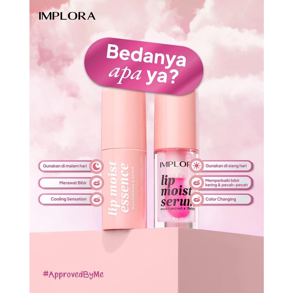 Implora Lip Moist Serum Melembabkan Merawat Bibir