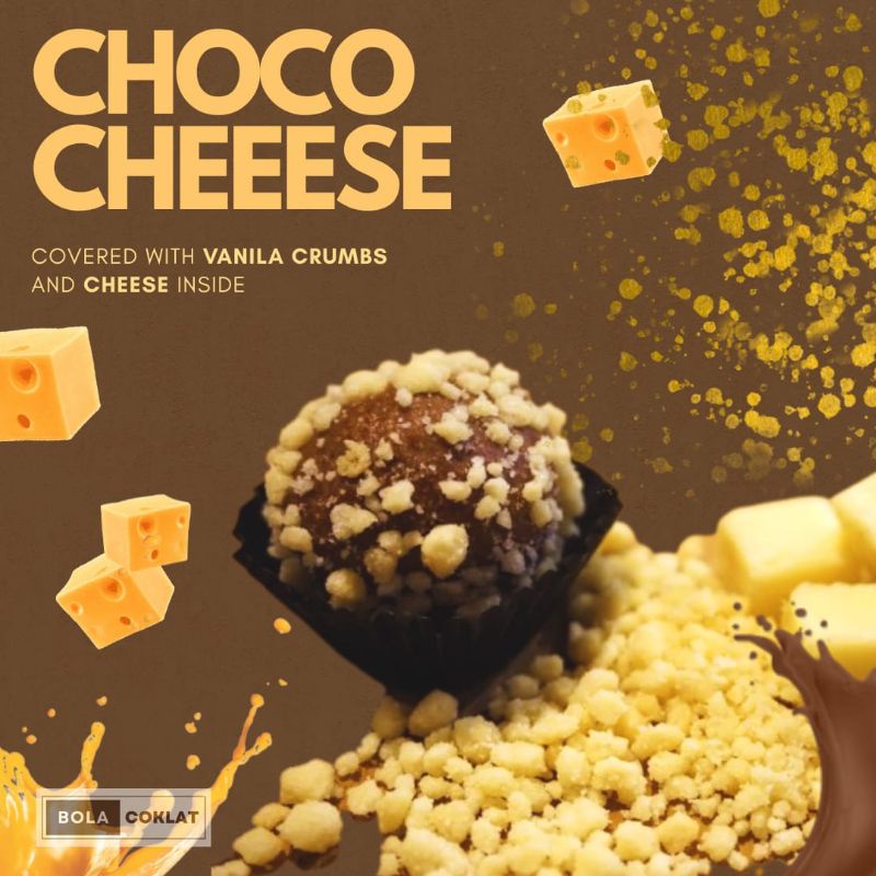 

BOLA COKLAT - Choco Cheese