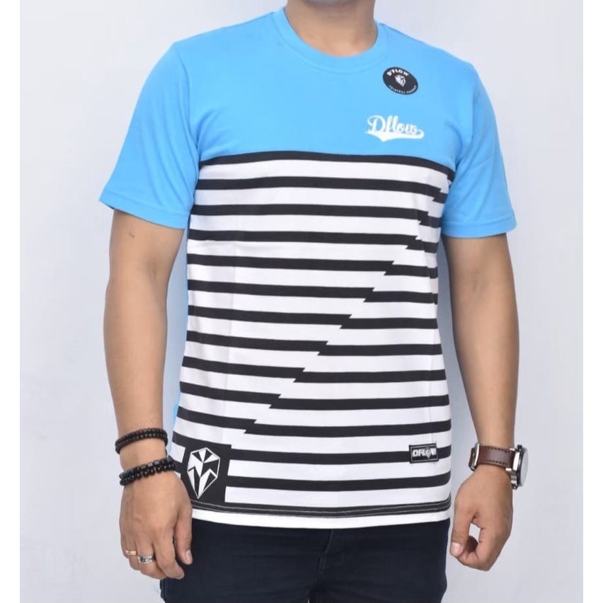 KAOS PRIA DISTRO DFLOW TSHIRT D'FLOW ORIGINAL FREE STICKER