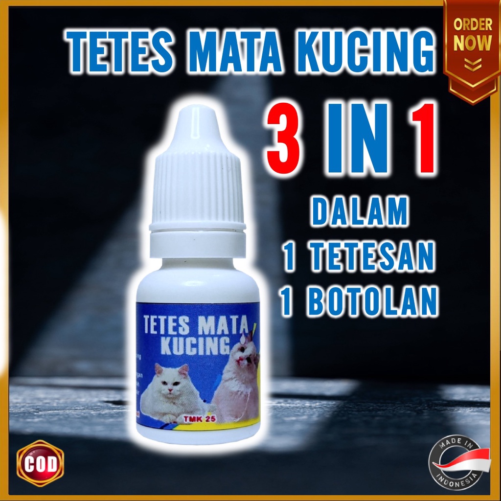 Obat Tetes Mata Hidung Telinga Kucing 3 Fungsi dalam 1 Botol