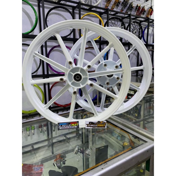 velg rossi MX-king veleg palang 10 cakram dpn blkg