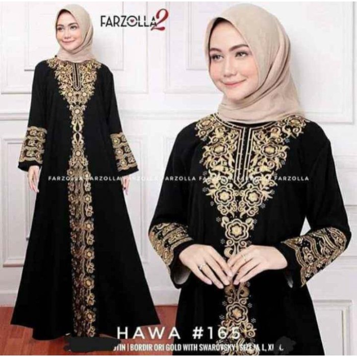 Gamis Abaya Gamis Hitam Maxi Dress Arab Saudi Bordir Pesta Muslim Turkey(G2G8) Gamis Abaya Turki Gam