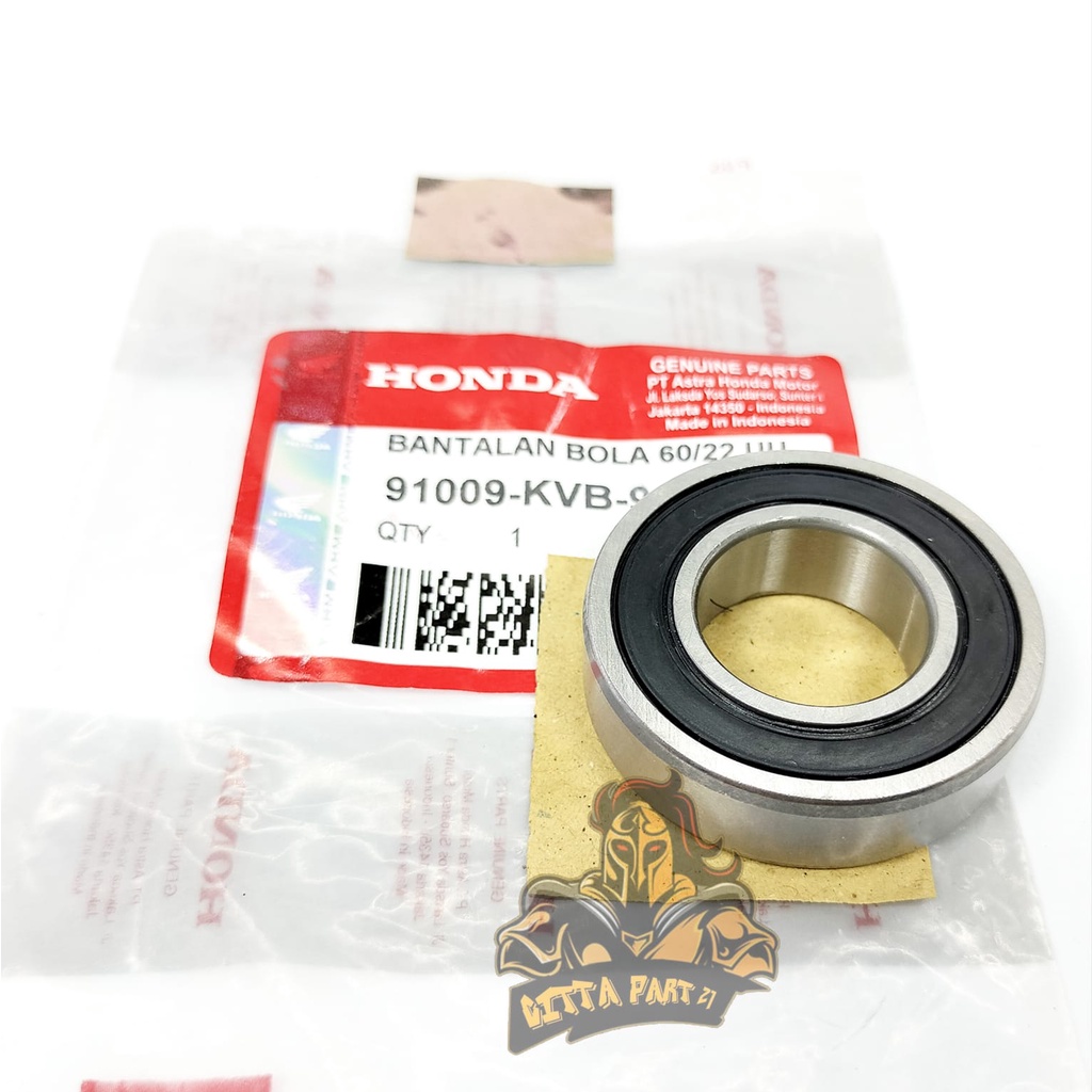 KELAHAR KLAHAR BEARING AS BELAKANG 60/62 HONDA KVB KUALITAS ASLI ORIGINAL HONDA AHM PRESISI BEAT KARBU BEAT FI SPACY KARBU SPACY FI SCOOPY KARBU SCOOOPY FI VARIO 110 KARBU VARIO 110 FI