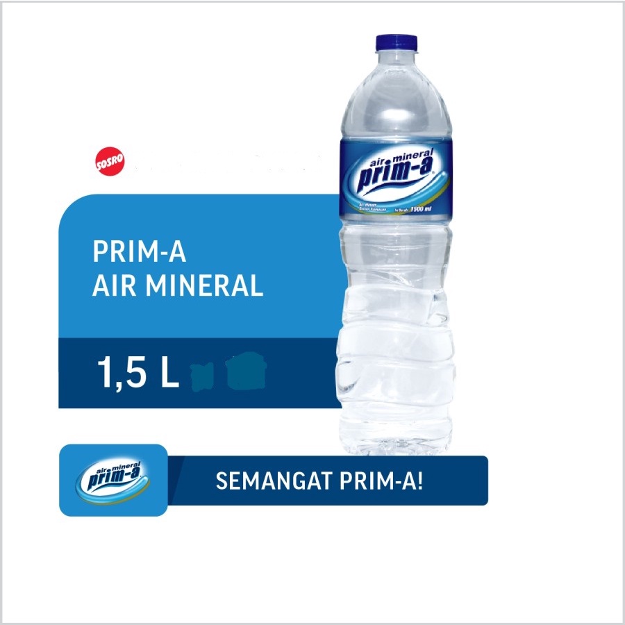 AIR MINUM MINERAL PRIM-A BOTOL 1500 ML SOSRO