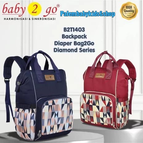 Babyscots Baby 2 Go Backpack Diaper Bag Diamond Series B2T1403