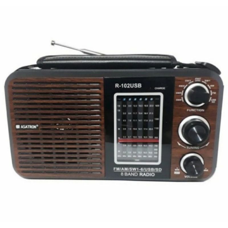 Radio Asatron R-102USB | 102 USB R1028USB R102 band usb SD AC DC