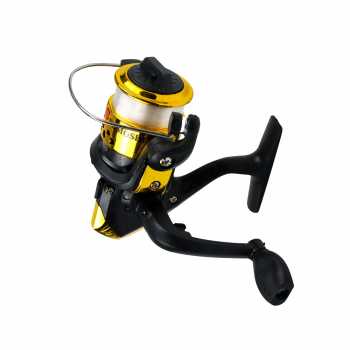 Reel Pancing Alat Gulungan Pancing dengan GearRatio 5.2:1 Ball Bearing 3+1 / Rell Rel Ril Riil Rill Gulungan Penggulung Kerek Kerekan Pancing Alat Pancing Ikan Laut Air Tawar Power Handle / Gulungan Pancing Plastik Metal Berkualitas Tahan Karat Kuat Murah