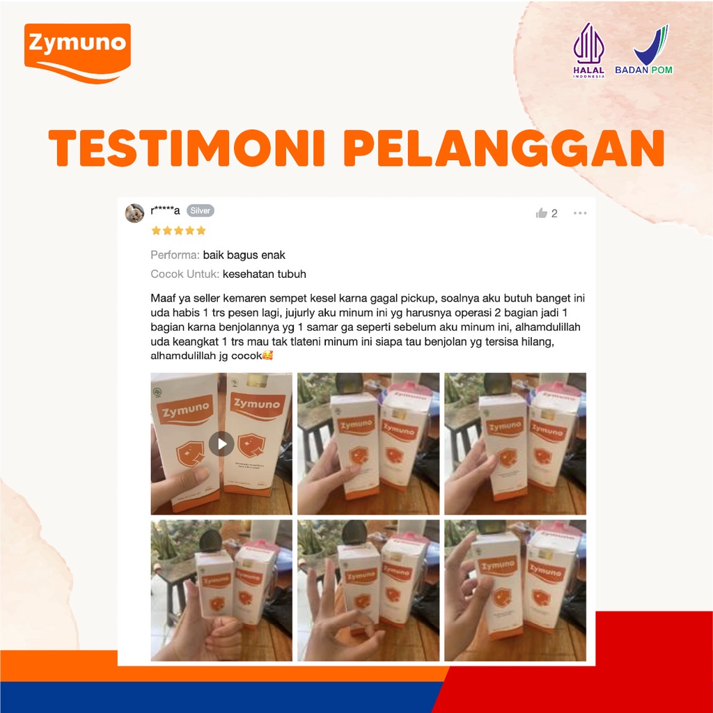 Zymuno Original Paket 2 Botol Atasi Kanker Tumor Miom Kista Benjolan Jaga Imun Imunitas Tubuh