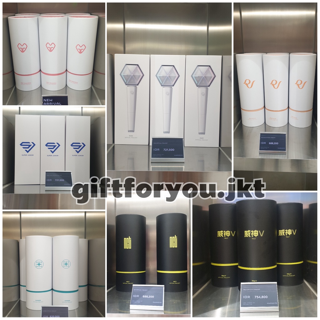 Official Fanlight Versi 2 NCT WayV Exo Red Velvet Super Junior SNSD Girl's Generation Shinee Boa DBS