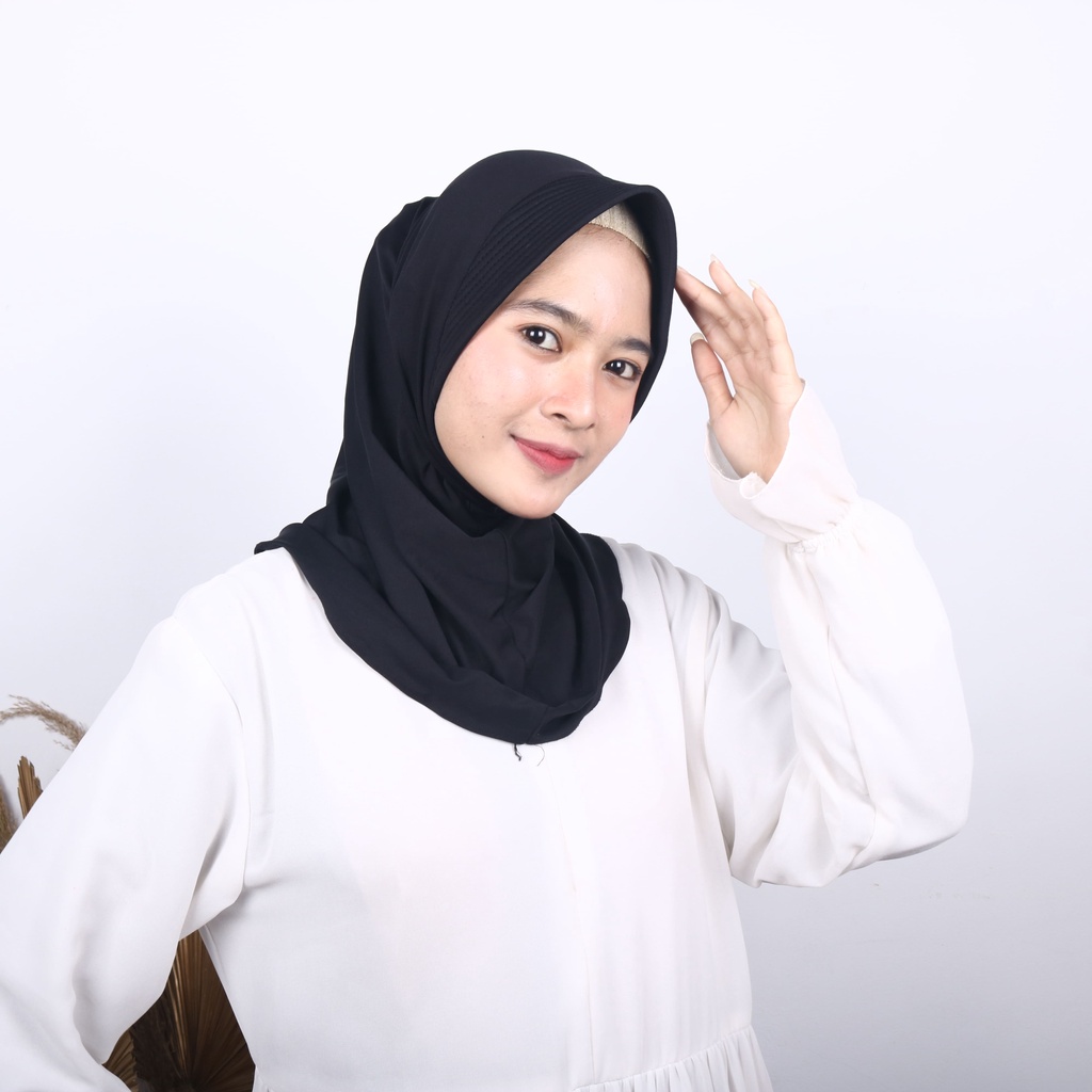 Jilbab Sport Nadira Jersey Daily Hijab Sporty Premium I Kerudung Olahraga By Shamira