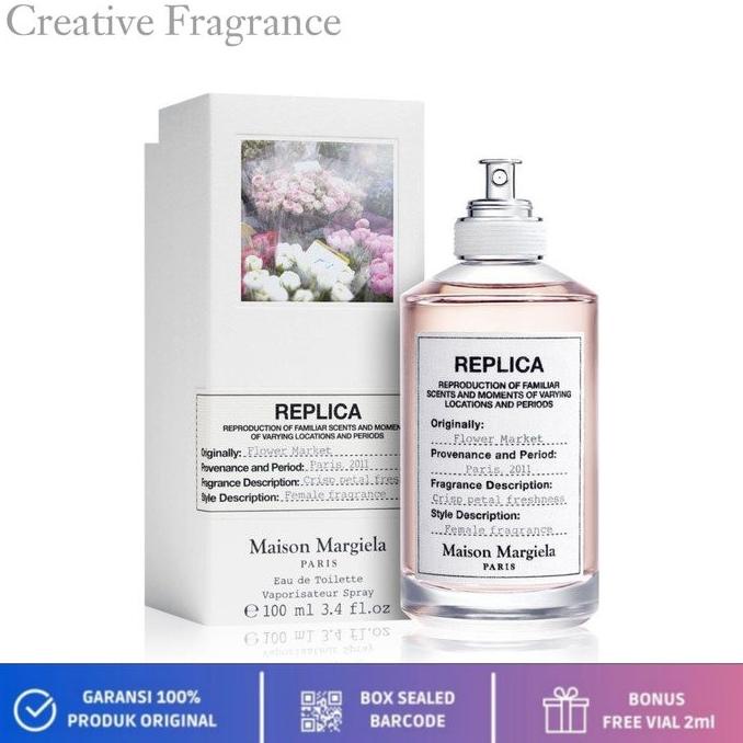 Parfum Replica Flower Market Edt 100Ml Original Full Set
