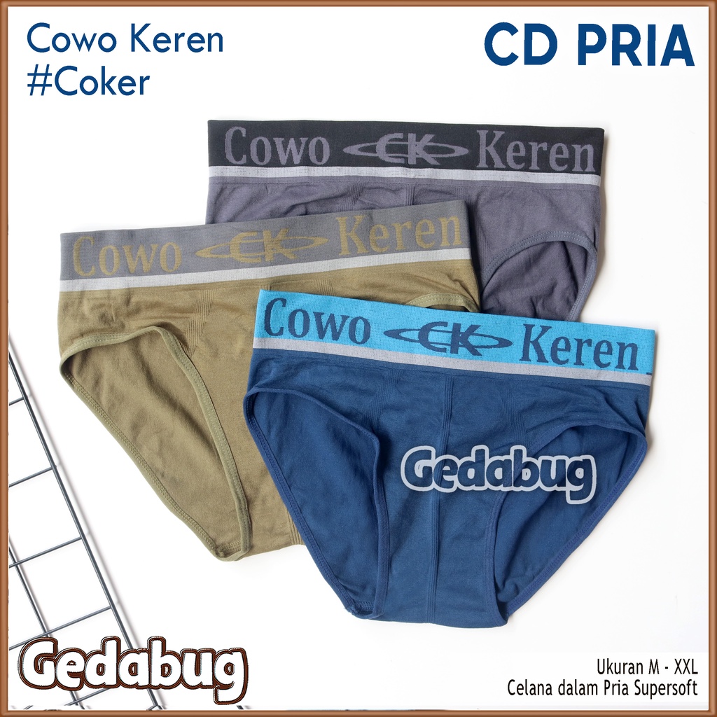 CD Pria dewasa COKER / COWO KEREN | Celana dalam pria Supersoft dan nyaman dipakai | Gedabug