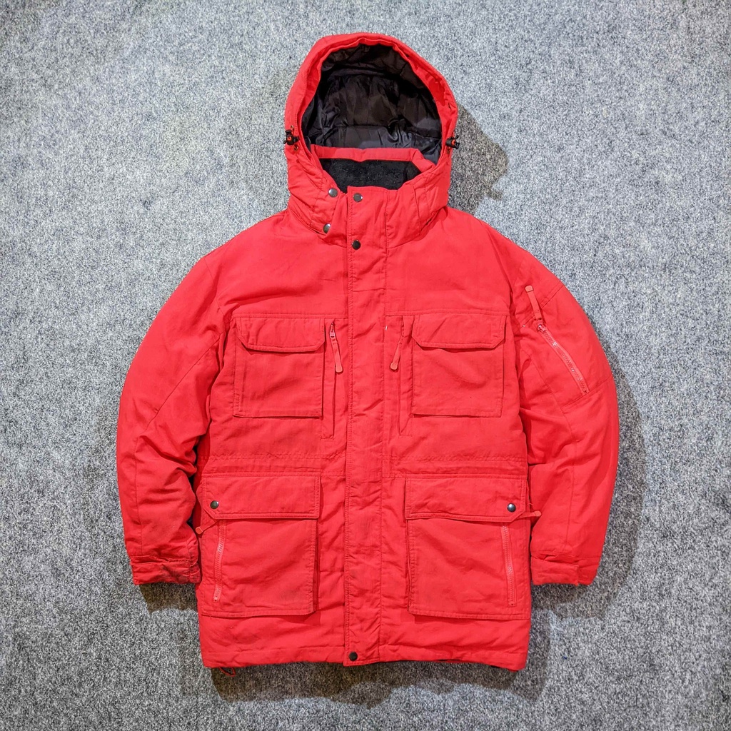 R2 Rider Jeans - Jaket Parka Bulu Angsa Pria Outdoor Goose Down Bulang Gunung Camping Hiking Winter 