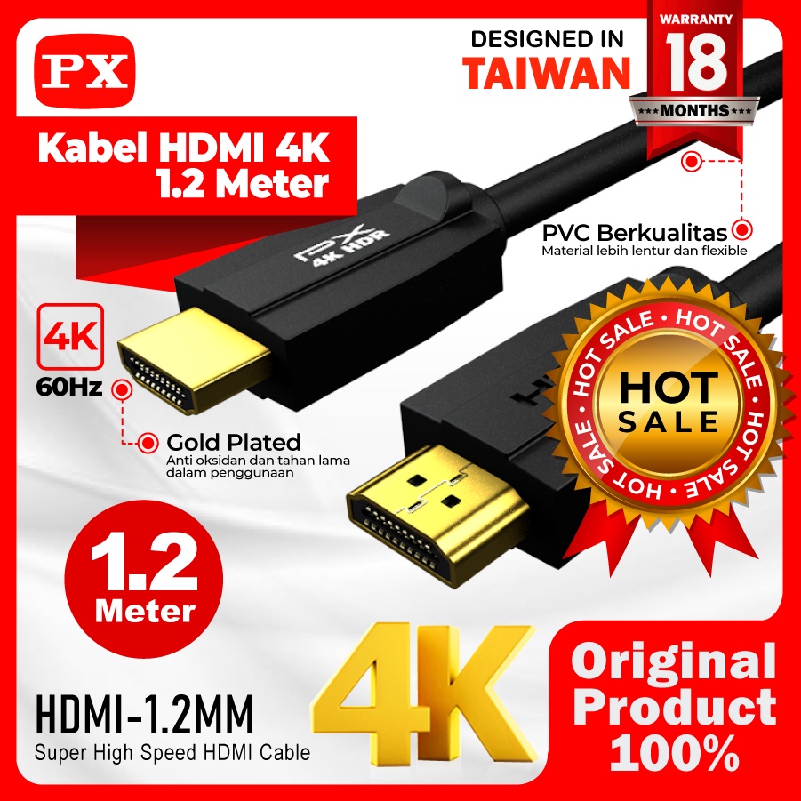 Kabel HDMI 4K Ultra HD ARC HDMI Cable Dolby Audio PX HDMI-1.2MM