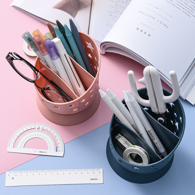 FYGALERY HL0219 Rak Kosmetik Tempat Penyimpanan Alat Tulis Serbaguna Pen Holder Storage Box