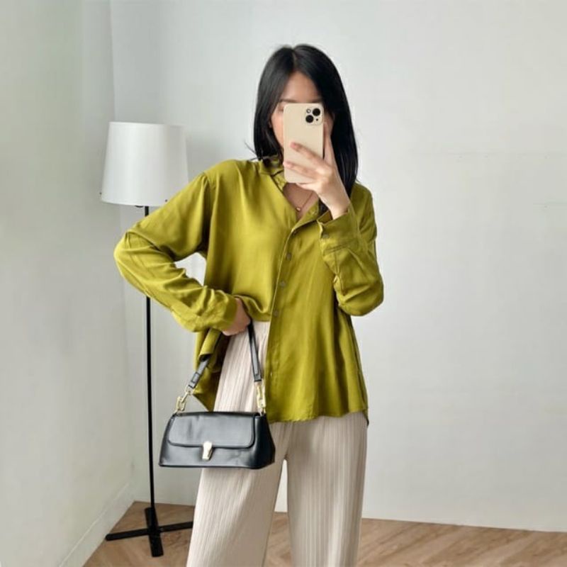 BLOUSE SHIRT BLOUSE KOREAN STYLE KEMEJA KOREAN STYLE