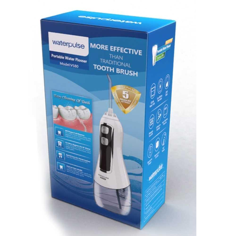 Waterpulse Smarbo Dental Flosser Alat Semprot Pembersih Gigi - V580 - Black