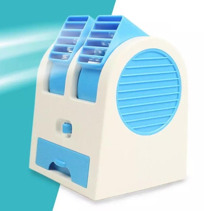 AC Mini AC Mini Fan Double Blower - Random(S8B2) AC Mini Pendingin Ruangan Kamar AC Mini Mobil AC Po