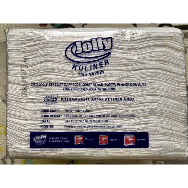 Jolly Kuliner Tissue Napkin 240 sheets 1 ply - Tissue Makanan