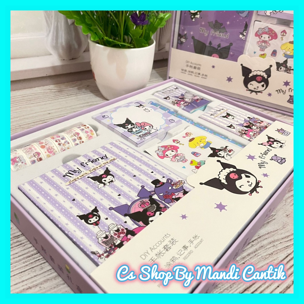 

Jurnal 7 IN 1 Kartun Curomi Ungu Jurnal Lengkap Kado Lucu Bisa Cod Murah