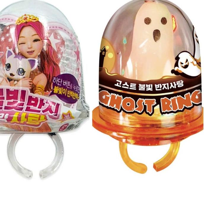 

✫ [1 Pcs]Permen Cincin Ring Juju Korea LED Candy Korea/Magic LED/Permen Nyala ♣