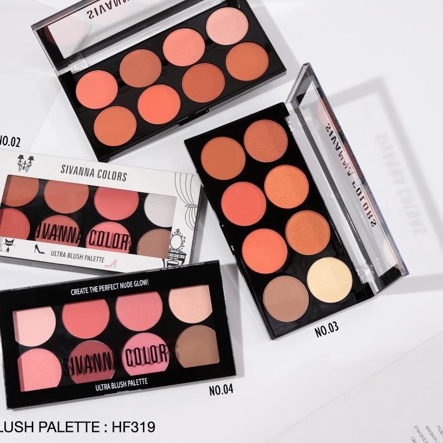 ♛ Sivanna Colors Ultra Blush On Palette ORIGINAL THAILAND | Blush On Sivanna Contour ☎