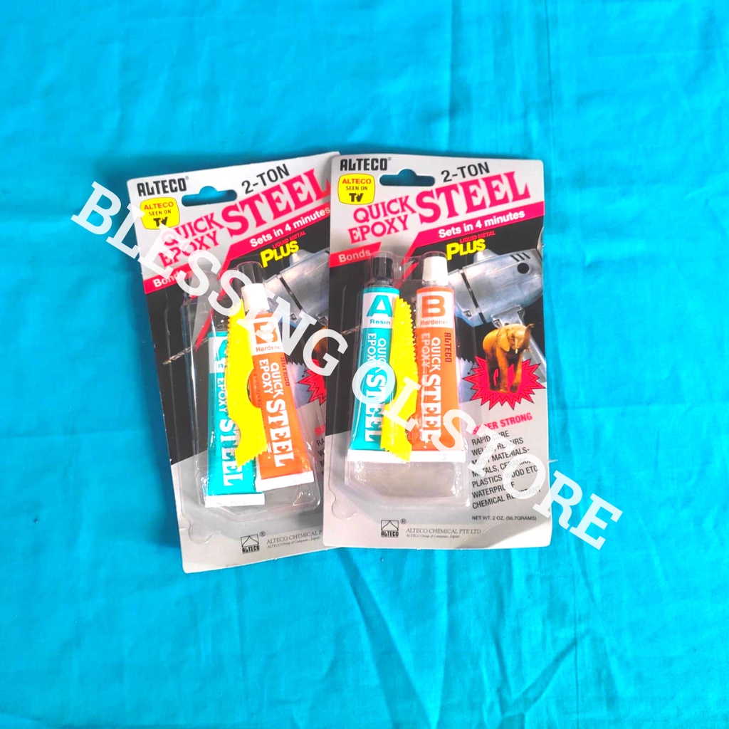 

Lem Alteco 2 Ton Quick Epoxy Steel 4 minutes / lem besi alteco