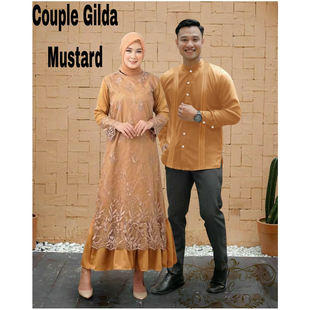 Set Maxi Pasangan Dewasa/ Baju Couple GILDA / Baju Pesta Pasangan/ Baju Couple Dewasa