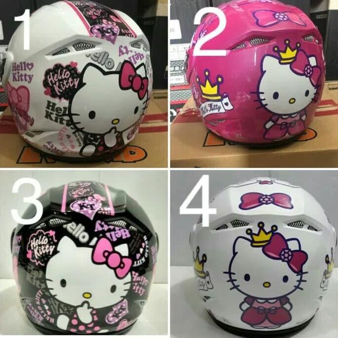 HELM ANAK GM EVO TEEN HELLO KITTY 4 WARNA HELLO KITTY