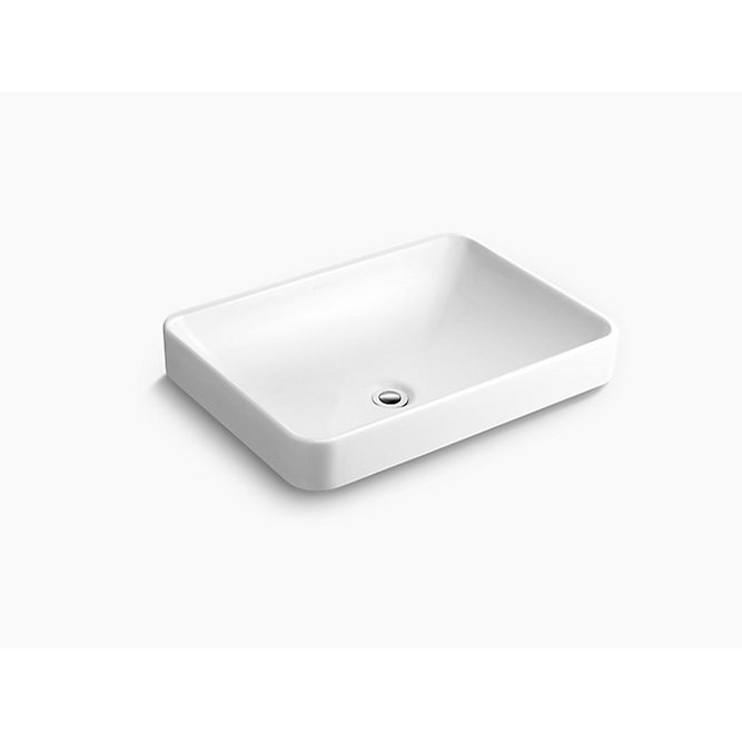 KANA Kohler FOREFRONT RECT W/O FAUCET DECK - Wastafel