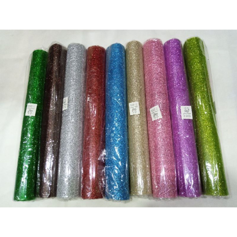 

Warping glitter | Jala Glitter / kretas tisue warna glitter Per Roll